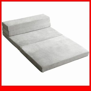  sofa mattress * new goods /4Way folding height repulsion sofa mattress single / low sofa ~ pillow attaching mattress ./ safe made in Japan / gray /a4