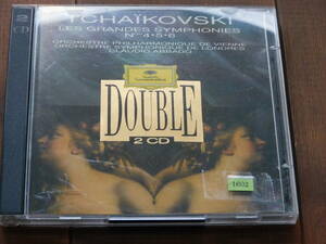 ＊1602 2CD TCHAIKOVSKY LES GRANDES SYMPHONIES No.4・5・6 CLAUDIO ABBADO クラウディオ・アバド 輸入盤