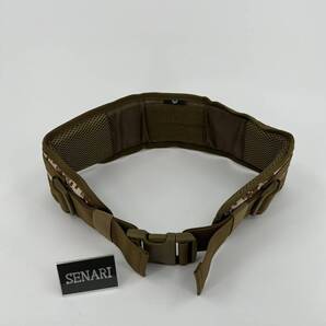 S-1061/サバゲー/ モールシステム モールタクティカルベルト 薄型 ミリタリー ワンタッチバックル式 / デザートデジタル