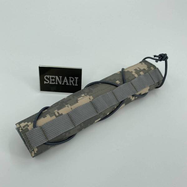 S-660/サバゲー/送料無料/ サイレンサーカバー 長さ22cm 1000Dポリエステル生地 保護 カモフラージュ / ACU迷彩