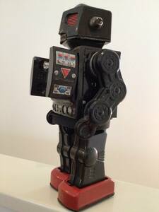  tin plate robot Mars the great operation verification ending .. while .. opening gun ..... Showa Retro toy vintage toy antique toy 