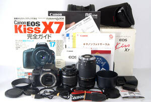 ◆初心者入門＆付属品多数◆ Canon キャノン EOS Kiss X7 手ブレ
