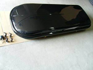 TERZO roof box black Lowrider compact? with translation key 2 piece attached 