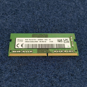 SK hynix SODIMM DDR4 PC4-25600(DDR4-3200) 8GB 1枚　HMAA1GS6CJR6N-XN
