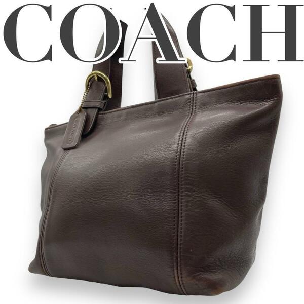 COACH オールドコーチ　s99 レザー　ハンドバッグ　4133 ブラウン　茶