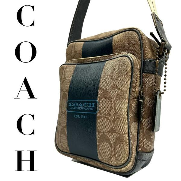 COACH コーチ　s57 ショルダーバッグ　f70078 斜め掛け　PVC