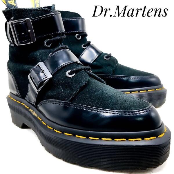 ☆即決・送料無料☆【希少モデル】Dr.Martens ドクターマーチン Masha Creeper Boots 黒 ブラック 約22.5cm 革靴 ブーツ レディース
