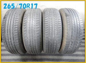 DT4108■265/70R17 BRIDGESTONE DUELER H/T 684Ⅱ 4本■条件付き送料無料■FJクルーザー ハイラックス プラド ランクル