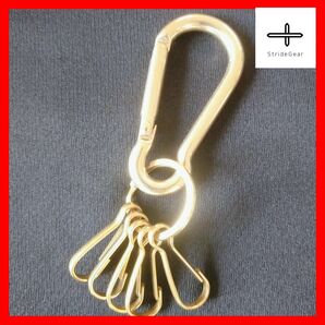 真鍮製 キーリング キーフック メンズ アメカジ ベルト ナスカン k7