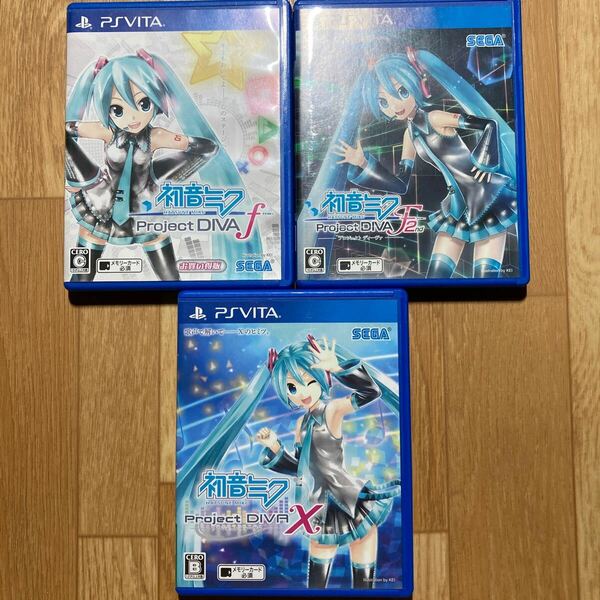 PSvita 初音ミクProjectDIVA 3本セット