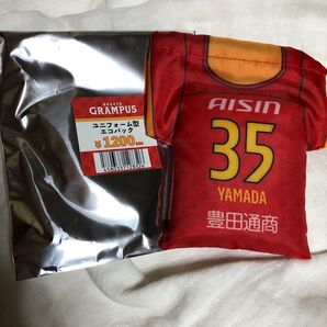 名古屋グランパス シークレットユニフォーム型エコバッグ(2023) 山田陸選手