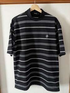 [ beautiful goods ]KASCO Kasco men's Golf wear short sleeves border black 
