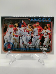 【最新2024☆エンゼルス チームカード】大谷翔平、最後のエンゼルスチームカード - 2024 Topps Series 1 #279 Angels Team Card