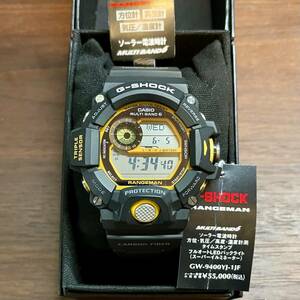 国内正規品 タグ付き カシオ CASIO G-SHOCK RANGEMAN GW-9400YJ-1JF 電波ソーラー トリプルセンサー LEDライト ブラック×イエロー