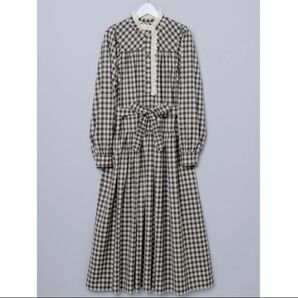 WEEKEND Max Mara チェック プルオーバー フリル ワンピース