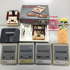 【ジャンク】ファミコン 2台 スーパーファミコン 4台 ニンテンドウ64 1台 計7台 Family Computer SUPER Famicom NINTENDO64 任天堂