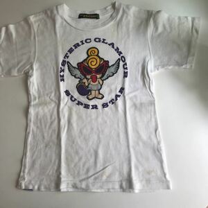 ★Hysteric mini(ヒステリック　ミニ）★難あり　半袖Ｔシャツ　１３０ｃｍ　白