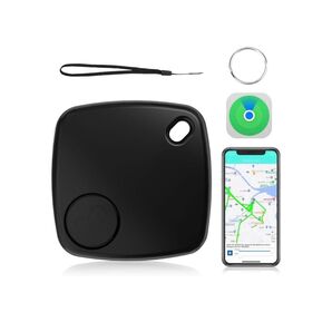 スマートトラッカー 紛失防止タグ Axppin 小型スマートトラッカgpsトラッカー 子供GPS追跡 防水性 耐摩耗性 耐油性 黒