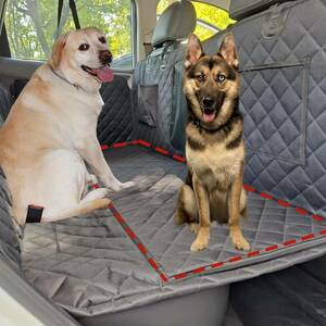 black color durability hard bottom dog for car seat cover ( dog for rear seats ek stain da- attaching ) safe scratch . attaching difficult ideal car large dog hammock 