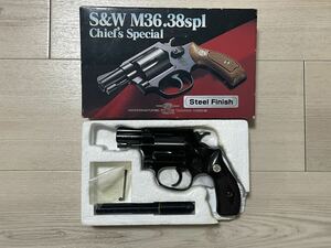 未発射 タナカ M36 .38spl チーフズスペシャル アルタモント製グリップ付属 リボルバー スミス＆ウェッソン Smith&Wesson Chief’s Special