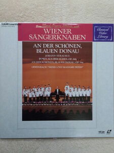 送料無料≪未開封品≫ウィーン少年合唱団／LDレザーディスク 1989年来日 「美しく青きドナウ」 ヨハンシュトラウスⅡ世 「この道」など収録