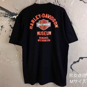 Tシャツ HARLEY 半袖 DAVIDSON HARLEY-DAVIDSON 黒 半袖Tシャツ ハーレーダビッドソン ツーリング M