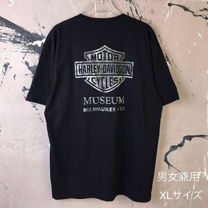 Tシャツ 半袖Tシャツ ブラック ハーレーダビッドソン HARLEY HARLEY-DAVIDSON 黒 DAVIDSON ツーリング XL 