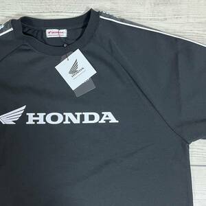 HONDA (ホンダ) - Lサイズ 半袖Tシャツ HRC 本田技研工業 黒色 バイク スーパーカブ NSX ホンダグッズ (タグ付き新品未着用品)