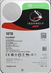 Seagate Ironwolf ST10000VN004 10TB HDD 中古　使用少な目 9