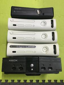 [GN5330/120/0] Junk *Xbox360 body 4 pcs *Xbox body 1 pcs * total 5 pcs. set * large amount * summarize * game machine * Microsoft * X box *