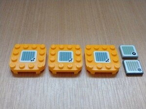 中古品　レゴ　マリオ　バーコード付きパーツ(歯車、シーソーマーク)　部品取り用　LEGO
