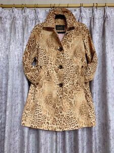 ヒステリックグラマー HYSTERIC GLAMOUR コート ロング トレンチコート レオパード ヒョウ柄 ジャケット leopard camel アニマル キャメル