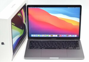 人気！美品 MacBook Pro (13インチ, M1, 2020) スペースグレイ MYD92J/A 8C/8C メモリ:8GB SSD:512GB Touch Bar P1A1