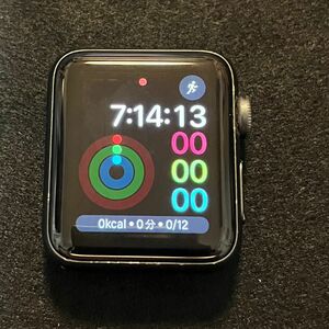 中古　Apple Watch Series3 38mm GPSモデル A1858【アルミニウムケース】