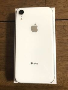 iPhone XR 64GB ホワイト SIMフリー MH6V3J/A 後期型番【美品】