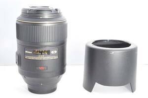 〓使用感なく非常に綺麗　フード付〓ニコン　Nikon AF-S Micro NIKKOR 105mm F2.8 G ED VR