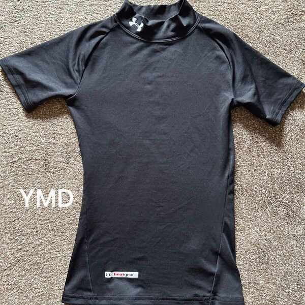 アンダーアーマー ヒートギア ブラック YMD 半袖