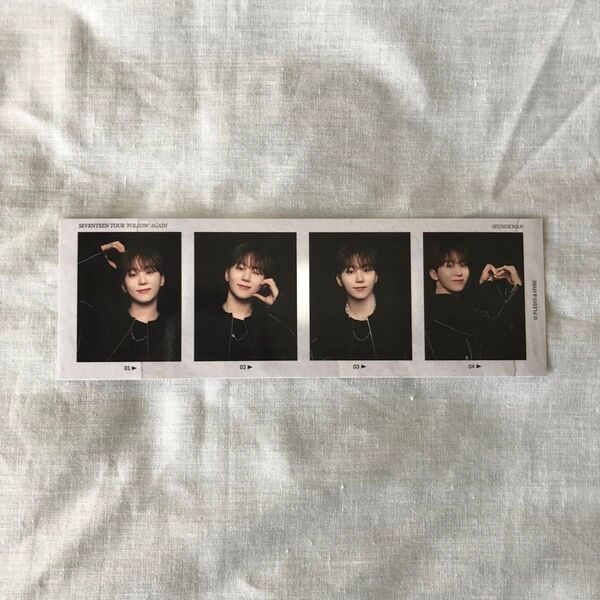 seventeen 4cut photo follow again スングァン インセンネッコ