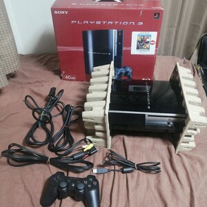 SONY PS3 CECHH00 本体 スパイダーマン3 同梱版 PS3-607 バージョン 4.78 500GB 箱 説明書 コントローラー 電源コード 起動確認 税なし