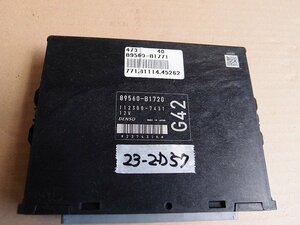 ☆ トヨタ PASSO パッソ KGC15　H20年 エンジン コンピューター ECU　89650-B1040-B　1KR-FE　CVT-4WD車　23-2D57