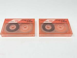 【未開封品】National ナショナル カセットテープ C-46 RT-46NS(R) 2本セット