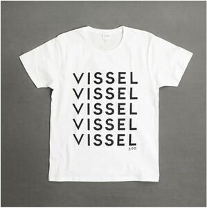 新品未開封品 ヴィッセル神戸 VISSEL&GO ロゴロゴTシャツ ホワイト 白 半袖Tシャツ Lサイズ