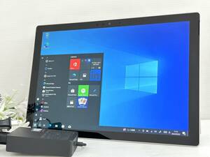 【良品 SIMフリー】Microsoft Surface Pro 5 model:1807『Core i5(7300U) 2.6Ghz/RAM:8GB/SSD:256GB』12.3インチ LTE対応 Win10 動作品