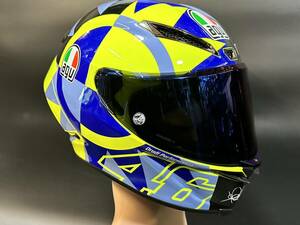 超 美品 AGV PISTA GP RR JIST Asian Fit 013-SOLELUNA 2022 フルフェイス ヘルメット ミラーシールド付き