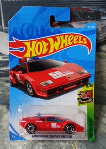 HotWheels Lamborghini Countach Pace Car　 ホットウィール ランボルギーニ カウンタック ペースカー　カード傷み 　///(91)