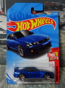 HotWheels NISSAN SKYLINE GT-R R33 　ホットウィール ニッサン スカイライン GT-R　R33　ブルー 　カード傷み　　　///(061)