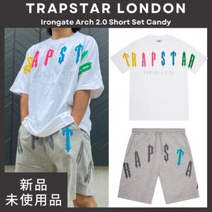 Trapstar London トラップスター 半袖&ハーフパンツ セットアップ 白 XLサイズ Candy 新品