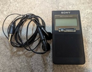 SONY ソニー ラジオ XDR-63TV ポケットラジオ RADIO FM AM