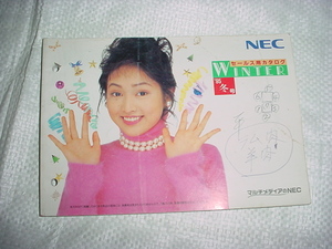 1995 year winter number NEC salesman for catalog tv / radio-cassette / air conditioner / other publication 