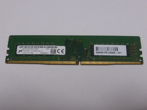  メモリ デスクトップパソコン用 Micron DDR4-2666 PC4-21300 16GB 起動確認済みです